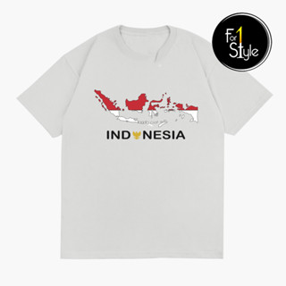 เสื้อยืด พิมพ์ลาย Nationalism August RI Anniversary GARUDA NUSANTARA Map Of Indonesia Type 13