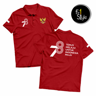 เสื้อยืดโปโล คอปก พิมพ์ลาย Nationalism August RI Anniversary GARUDA NUSANTARA INDONESIA ประเภท 10