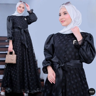 Gamis TERBARU RATNA DRESS BC M L XL XXL ชุดเดรส ลายจุดกระเบื้อง ORGANZA GAMIS ผู้หญิงธรรมดา MOCCA สีดํา รุ่นล่าสุด ตอนนี้จัมโบ้ ได้ GAMIS ผู้หญิง ไม่มีชุดเดรส HIJAB DRESS มุสลิม เสื้อผ้าผู้หญิงมุสลิม เกาหลี