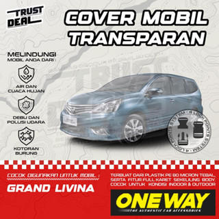 Grand LIVINA ผ้าคลุมรถยนต์ พลาสติก กันน้ํา แบบหนา ใส กันน้ํา