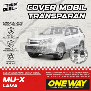 ผ้าคลุมรถยนต์พลาสติก แบบหนา กันน้ํา สีโปร่งใส สําหรับ Isuzu MUX