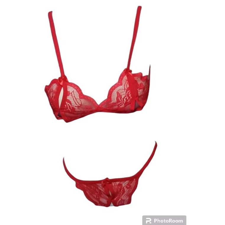 Bra SET ลูกไม้ G String BIKINI