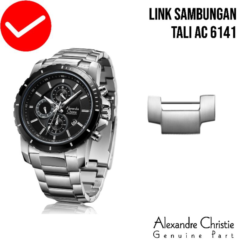 Alexandre Christie ORIGINAL AC6141 สายรัดเชื่อมต่อ LINK AC 6141