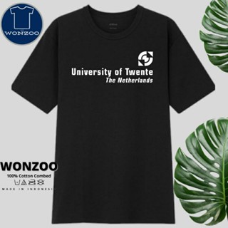 เสื้อยืด UNIVERSITY OF TWENTE THE NETHERLANDS คุณภาพดี