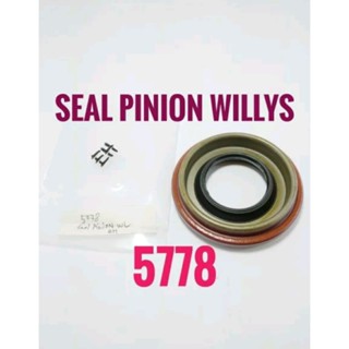 Willys Pinion ตราประทับ แบบหนา รุ่น Willys 5778. เพลาซีลด้านหน้า และด้านหลัง