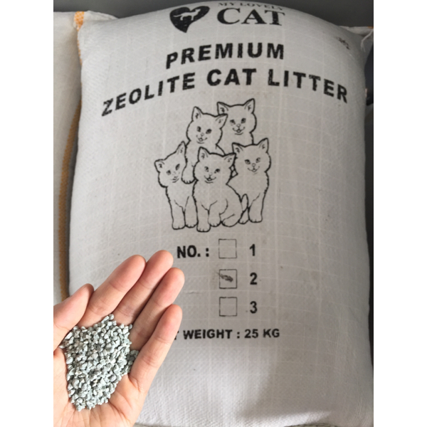Zeolite ทรายแมวและหนูแฮมสเตอร์ Zeolite Zeolite Zeolite 1KG ไม่จับตัวเป็นก้อน 2 Ziolid Ziolit Jiolite