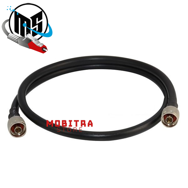 สายจัมเปอร์ N-Male to N-Male LMR400 สายเคเบิล LMR-400 1 เมตร