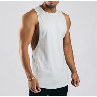 เสื้อกล้าม POLOS ตัดต่ํา หรือเดี่ยว ยิม ขนาดใหญ่ สําหรับผู้ชาย