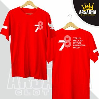 เสื้อยืด Dirgarayu RI ครบรอบ 78 ปี สําหรับ Indonesia Maju Special v2 Distro - Arsakha Clothing