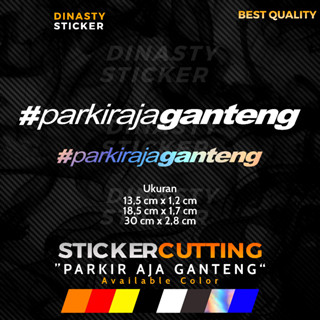 สติกเกอร์ ลาย CUTTING Parking STICKER Just Handsome VIRAL