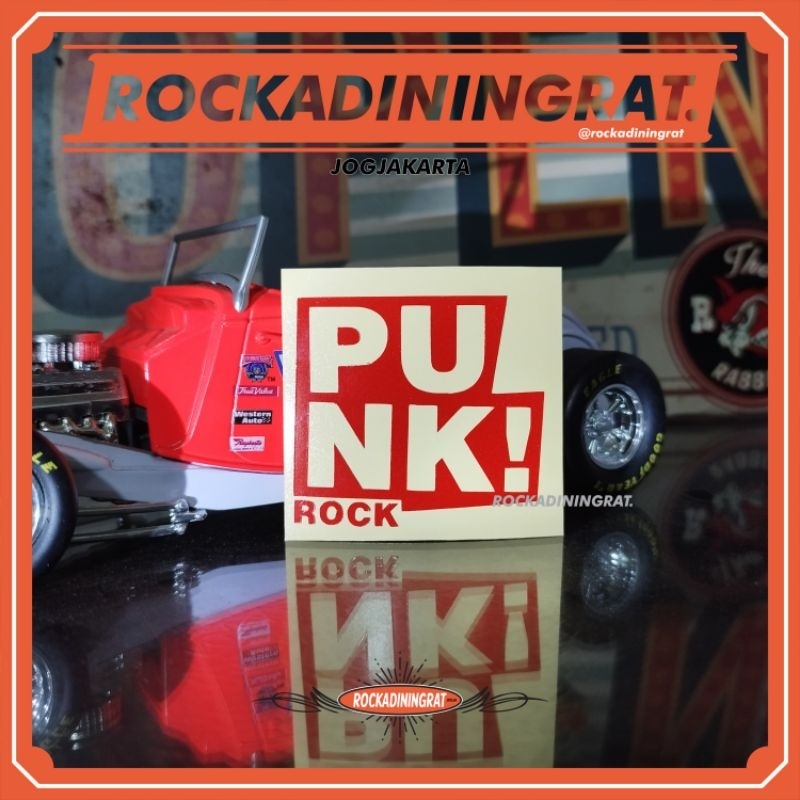 Punk Rock Cutting Sticker Band Music Band Sticker สะท้อนแสง 5.5 x 5 ซม. - 79stckrs