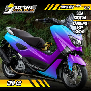 Jupon สติกเกอร์โปโล เต็มตัว ABS ไม่มีหน้า ไล่โทนสี สําหรับ Yamaha NMAX 155 Old ABS Facelift 2015-2019 Jpn02