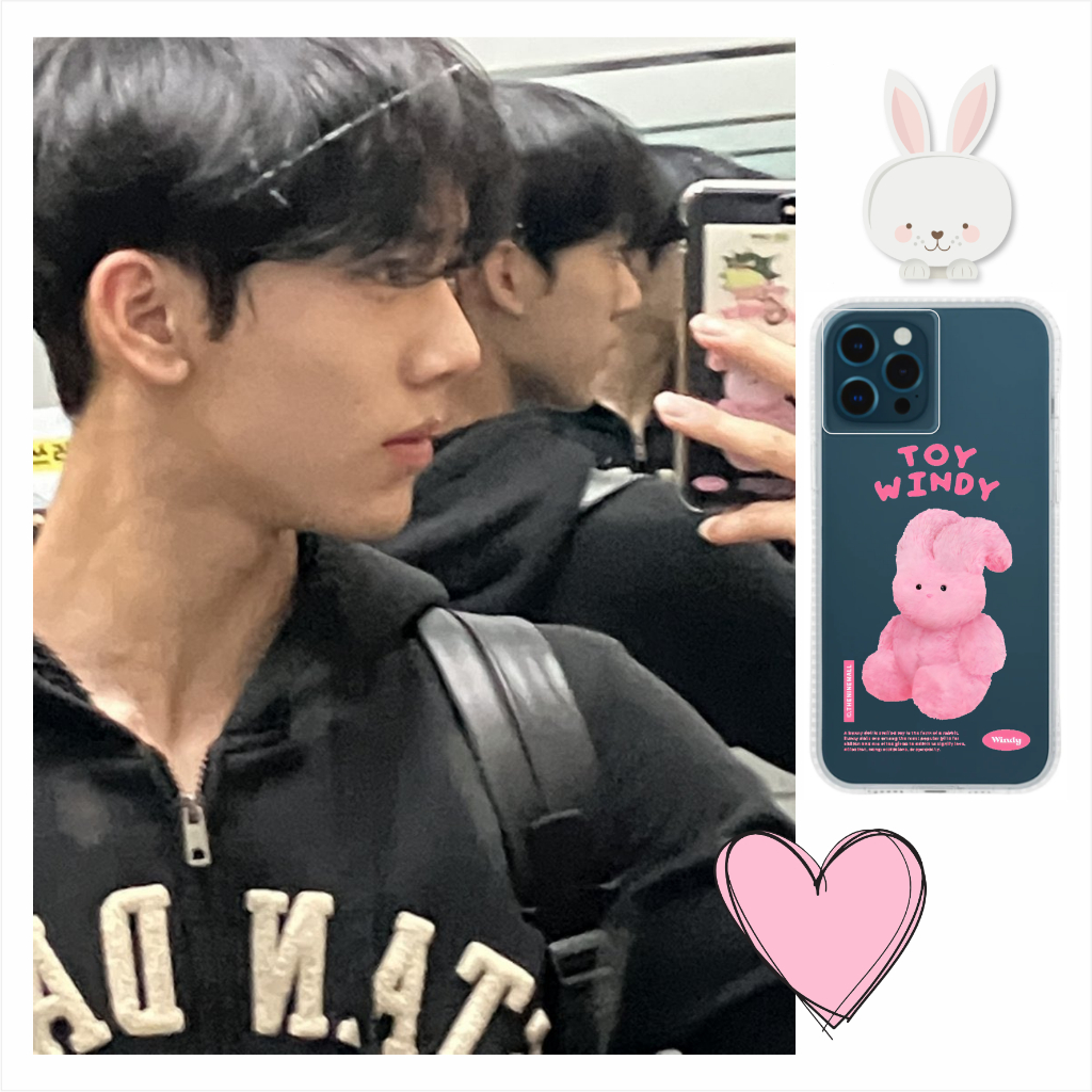 AND2BLE ZB1 ZEROBASEONE Han Yujin windy bunny เคสโทรศัพท์แบบกําหนดเองโปร่งใส hp