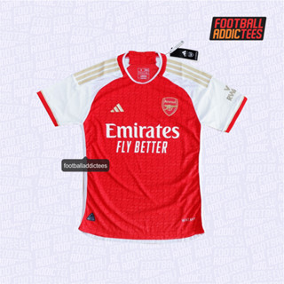 เสื้อกีฬาแขนสั้น ลายทีม ARSENAL PLAYER ISSUE HOME 2023/2024