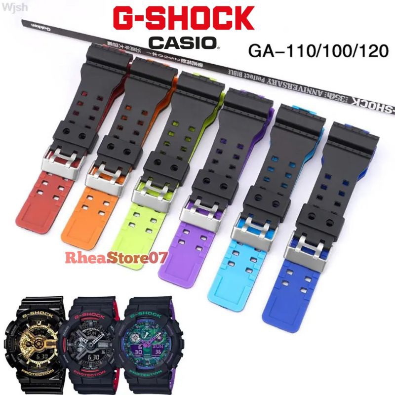 G SHOCK DOBLE COLOR นาฬิกา STRAP GA-120 GA-100 GA-120 GA 110 G SHOCK VAMPIRE COLOR SLIDE STRAP