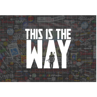 สติกเกอร์ตัด This Is Way ขนาด 10 ซม. สําหรับรถจักรยานยนต์ รถยนต์ V1