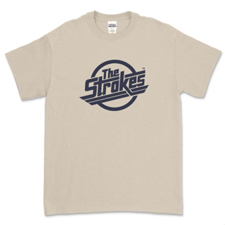 เสื้อยืดแขนสั้น พิมพ์ลายโลโก้ The STROKES