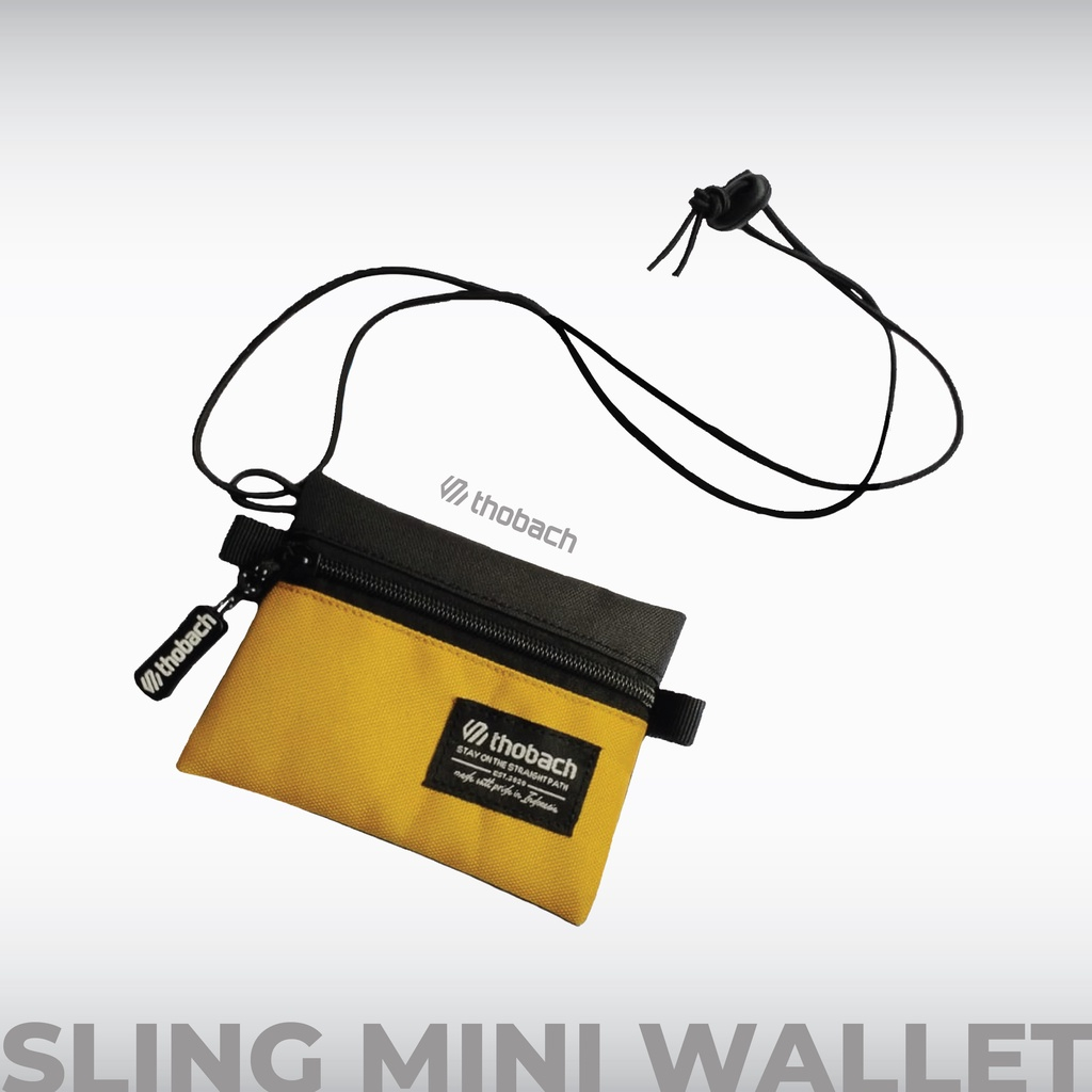 Mini Sling Pouch / Mini Hanging Wallet / Mini Wallet / Original THOBACH Sling Bag Pouch Card Coin Wa