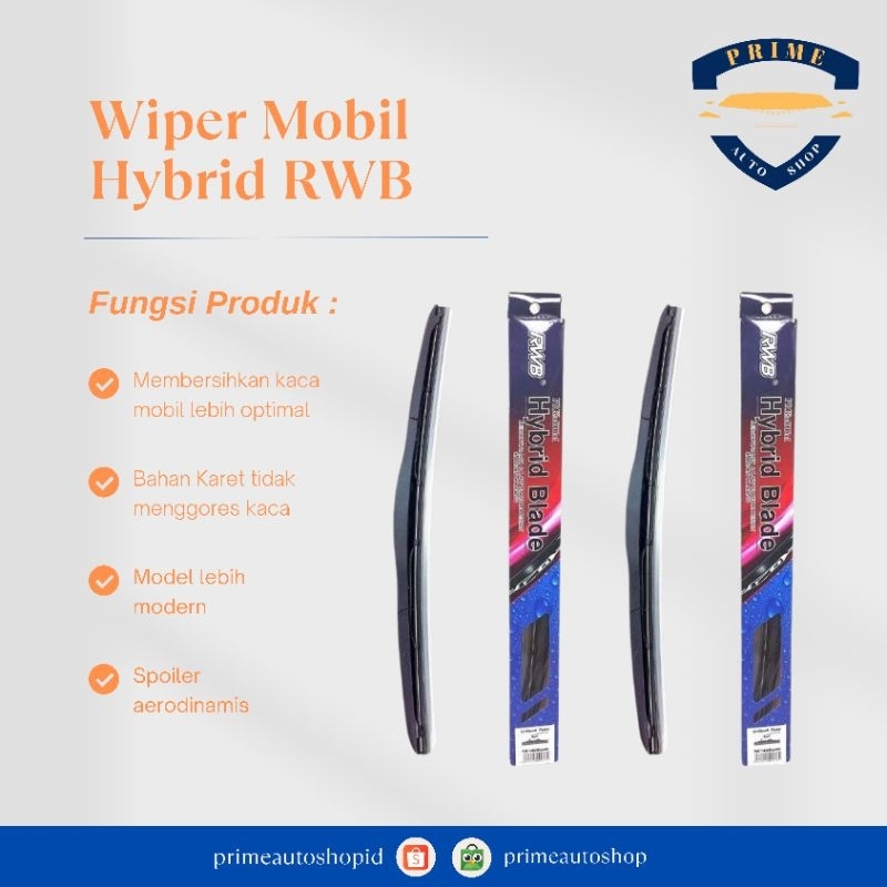 RWB Hybrid Car Wiper / RWB Hybrid Wiper / Universal Hybrid Wiper