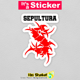 สติกเกอร์ไวนิล Sepultura กันน้ํา สําหรับติดตกแต่ง