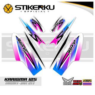 สติกเกอร์ ลาย Charisma STRIPING 125 24 MOTIF Charisma STICKER X 125 D STOCK DECALS Variations STRIKER Contemporary Charisma SIKER Unique ORI Stickersimple STRIPING Motocycle Trim WAVE 125s SUPRA Father stickerkustore