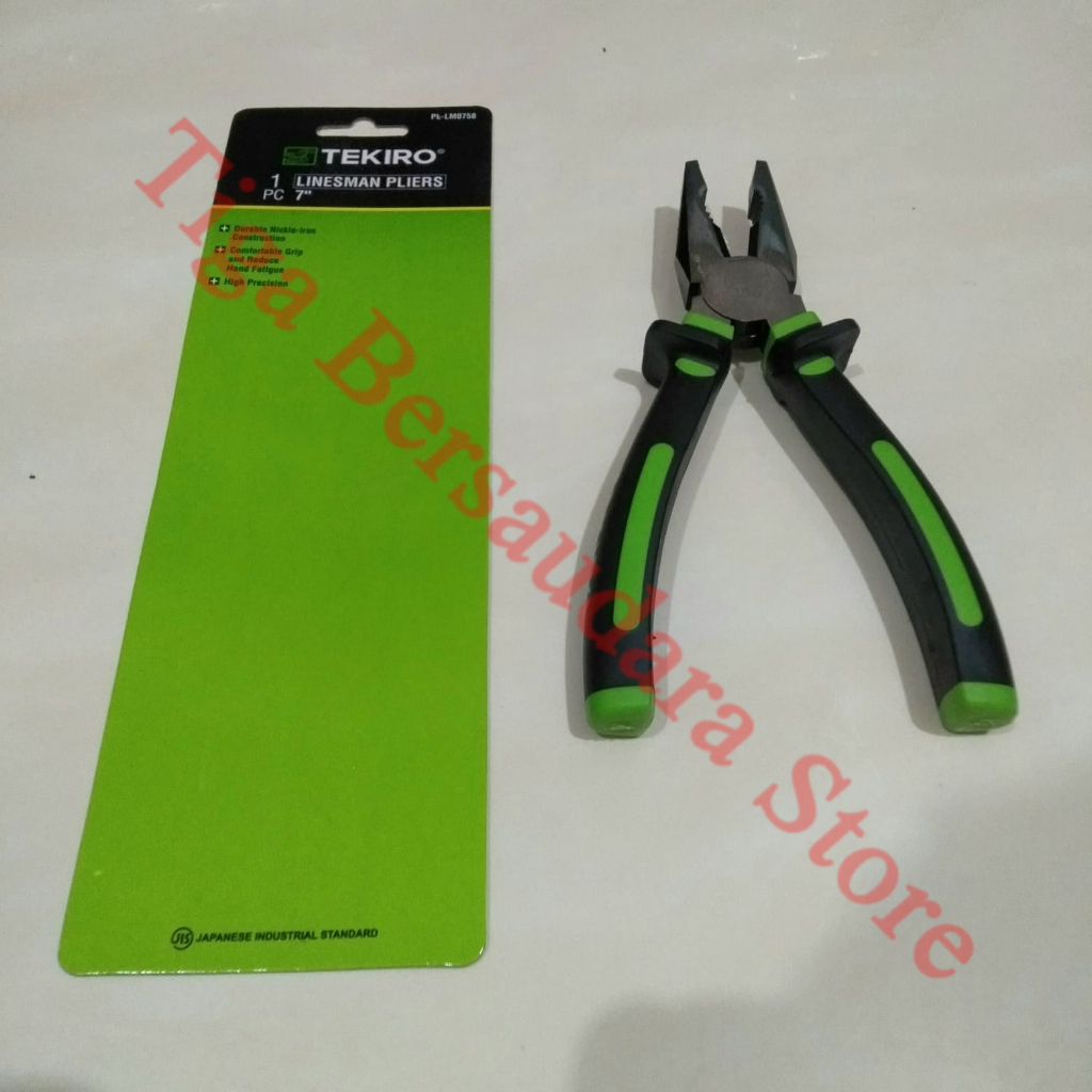 TEKIRO 7" INCH COMBINATION PLIERS (N - R) / COMBINATION PLIERS