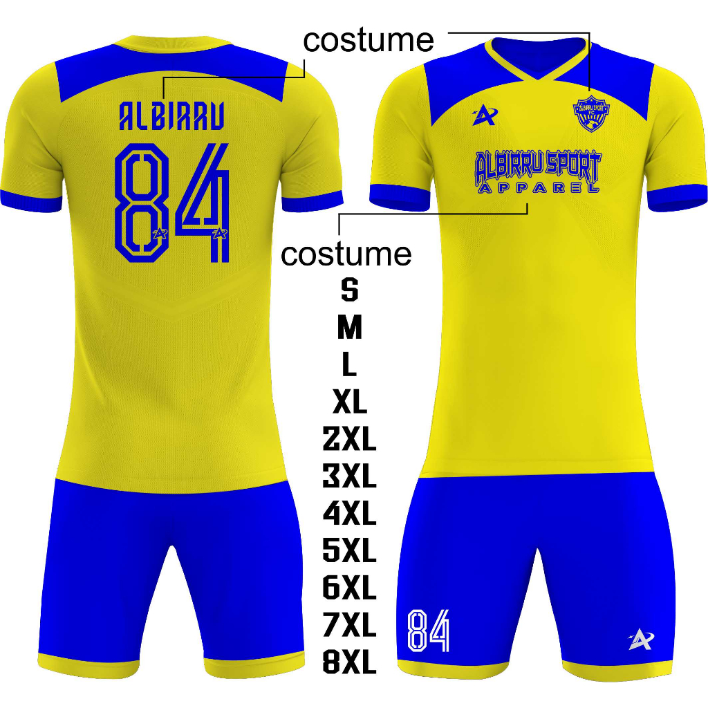 ใหม่ล่าสุด BIGSIZE FUTSAL JERSEY JUMBO OVER SIZE FUTSAL JERSEY