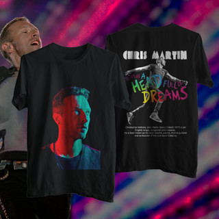 เสื้อยืด พิมพ์ลาย Coldplay Band Chris Martin สําหรับผู้ชาย