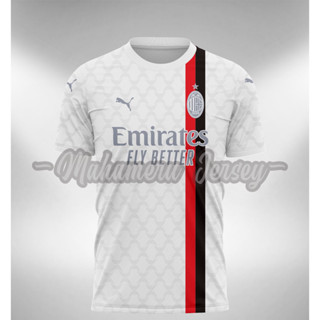 เสื้อกีฬาแขนสั้น ลายทีม Milan Away 2023 2024