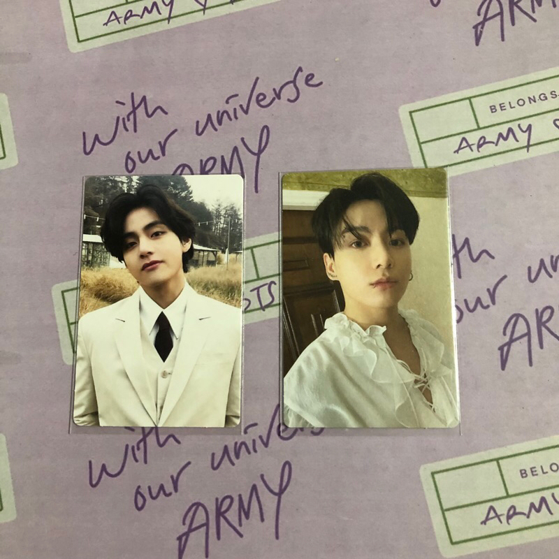 โฟโต้การ์ด JUNGKOOK TAEHYUNG PHOTOBOOK ME MYSELF