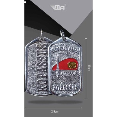 MERAH TNI KOPASUS สร้อยคอจี้เรดเบเร่ต์