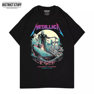 เสื้อยืด พิมพ์ลาย METALLICA SACRAMENTO CALLIFORNIA METALLICA สําหรับผู้ชาย