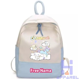 กระเป๋าเป้สะพายหลัง ลาย Cinnamoroll สําหรับเด็ก