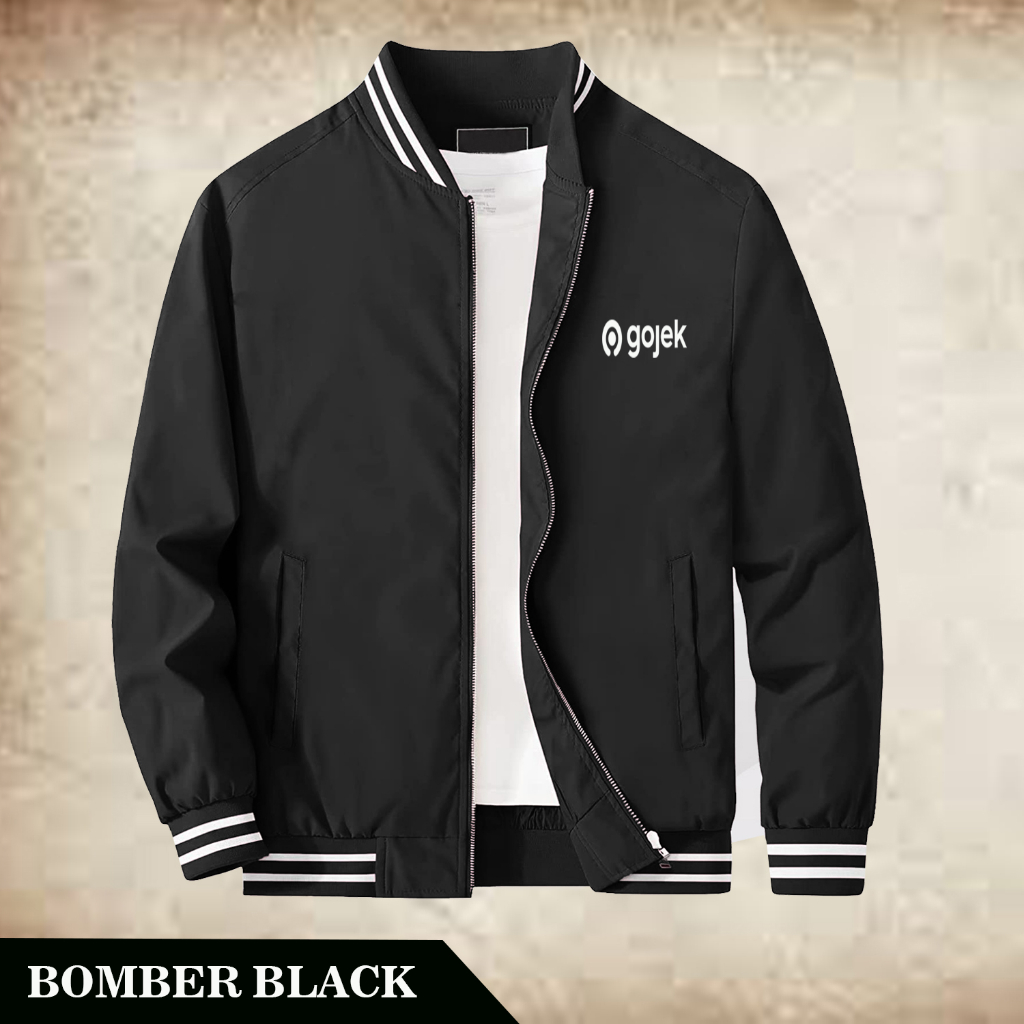 ล่าสุด Gojek Outdoor Bomber Jacket / เสื้อแจ็คเก็ต Gojek ล่าสุด 2023 / เสื้อแจ็คเก็ต Gojek Jakey / G