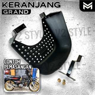  ตะกร้ากลาง grand impresa Legend SET Bolt Bracket Iron Seat + Bolt Just Install The Luggage Rack Thick Black Plastic Basket grand กระเป๋าเดินทางพลาสติกโมเดลผัก Center Shelf honda grand bulus Legend impresa