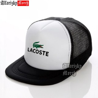 Lacoste ตาข่าย หมวกสแน็ปแบ็ก / หมวกสแน็ปแบ็ก ตาข่าย / หมวกดิสโตร ผู้ชาย ผู้หญิง ลําลอง คุณภาพพรีเมี่ยม