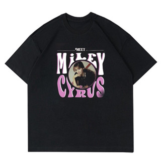 เสื้อยืด พิมพ์ลาย Miley CYRUS ANGELS LIKE YOU | เสื้อยืด ลาย BLACK EDITION | เสื้อผ้าผู้ชาย และผู้หญิง