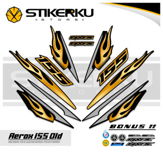 สติกเกอร์ AEROX 155 VVA MOTIF 33 OLD 155 VVA AEROX STICKER Unique AEROX 155 VVA STICKER AEROX 155 VVA STICKER STOCK DECAL LIST POLET Stickerkustore