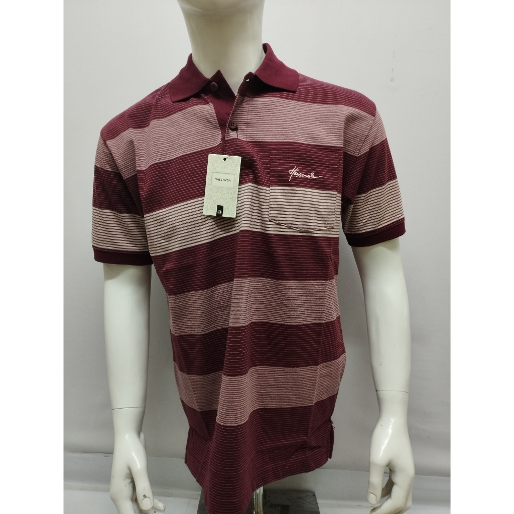 HASSENDA-เสื้อยืดคอปก-HPA35406AMRNOS