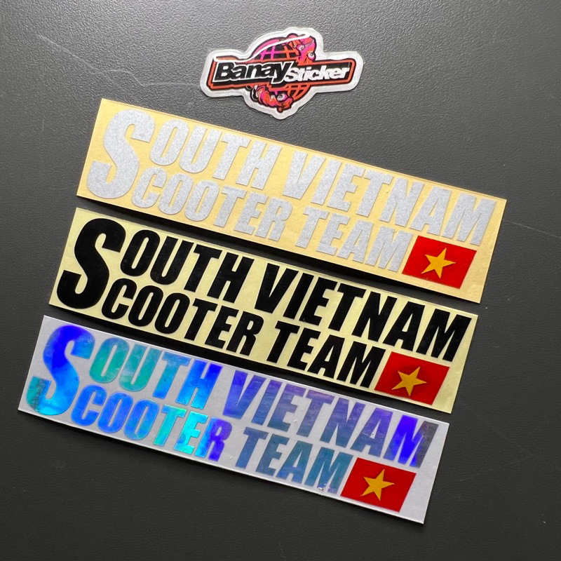 South VIETNAM SCOOTER TEAM ตัดสติ๊กเกอร์