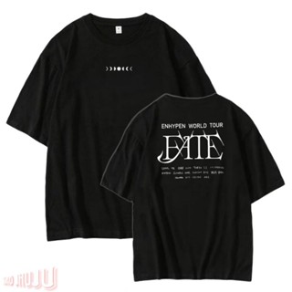 เสื้อยืด พิมพ์ลาย Sunghoon Enha Engene Fate World Tour DB สําหรับผู้ชาย