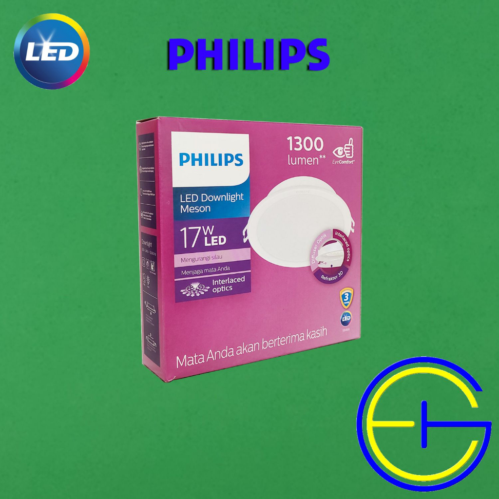 Meson 59466 G5 D150 17W Philips LED Downlight Inbow Round