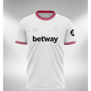 เสื้อกีฬาแขนสั้น ลายทีมเยือน West Ham 2023 2024