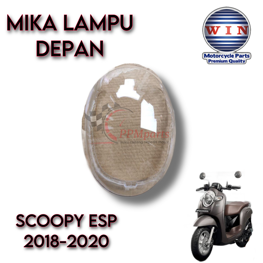 Scoopy F1 ESP Donat K93 WIN กระจกไฟหน้า Mica