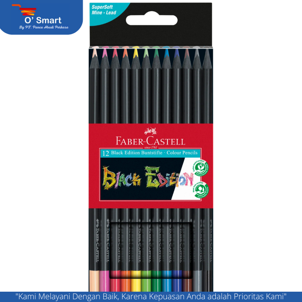 Faber Castell ดินสอสี สีดํา