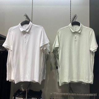 H&amp;M เสื้อโปโล ทรงสลิมฟิต ของแท้ สําหรับผู้ชาย