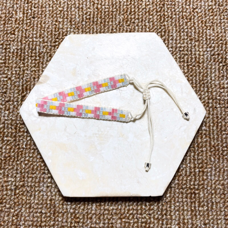 [LO7] สร้อยข้อมือ Cotton Candy Linie - สร้อยข้อมือลูกปัดแฮนด์เมด - สร้อยข้อมือคู่รัก สร้อยข้อมือมิตร