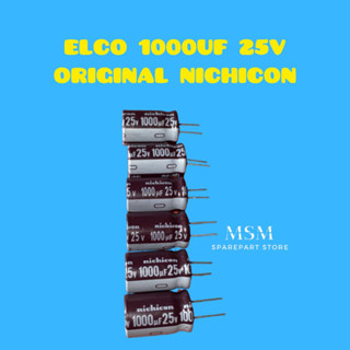 Elco 1000UF 25V ของแท้ NICHICON