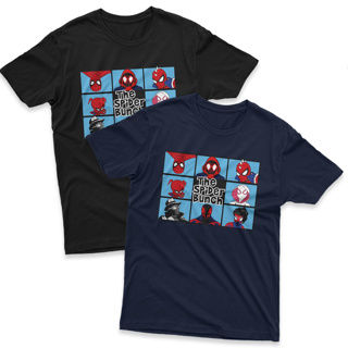 Gazken - Kaos The Spiderbunch Spiderman เสื้อยืด ลายการ์ตูน Spiderverse สําหรับผู้ใหญ่