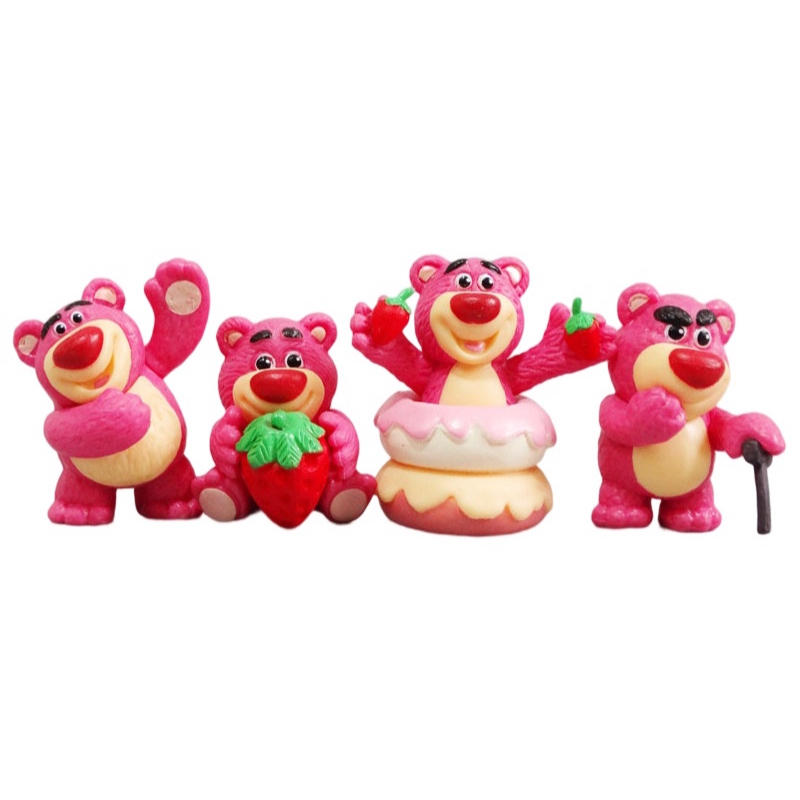 Topper ชุดฟิกเกอร์เค้กLotso กอดหมี Toy Story
